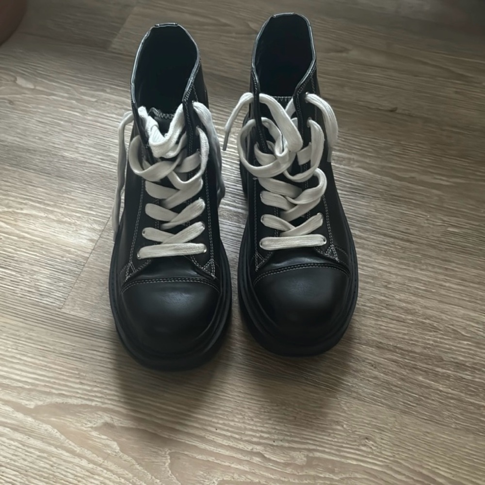 MIA Black and White Ankle Boots